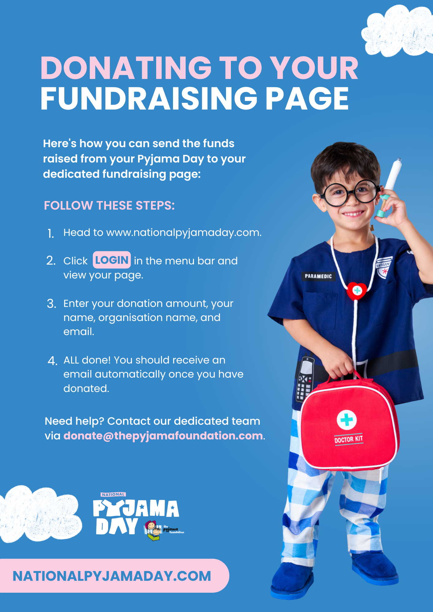 Donating to your page