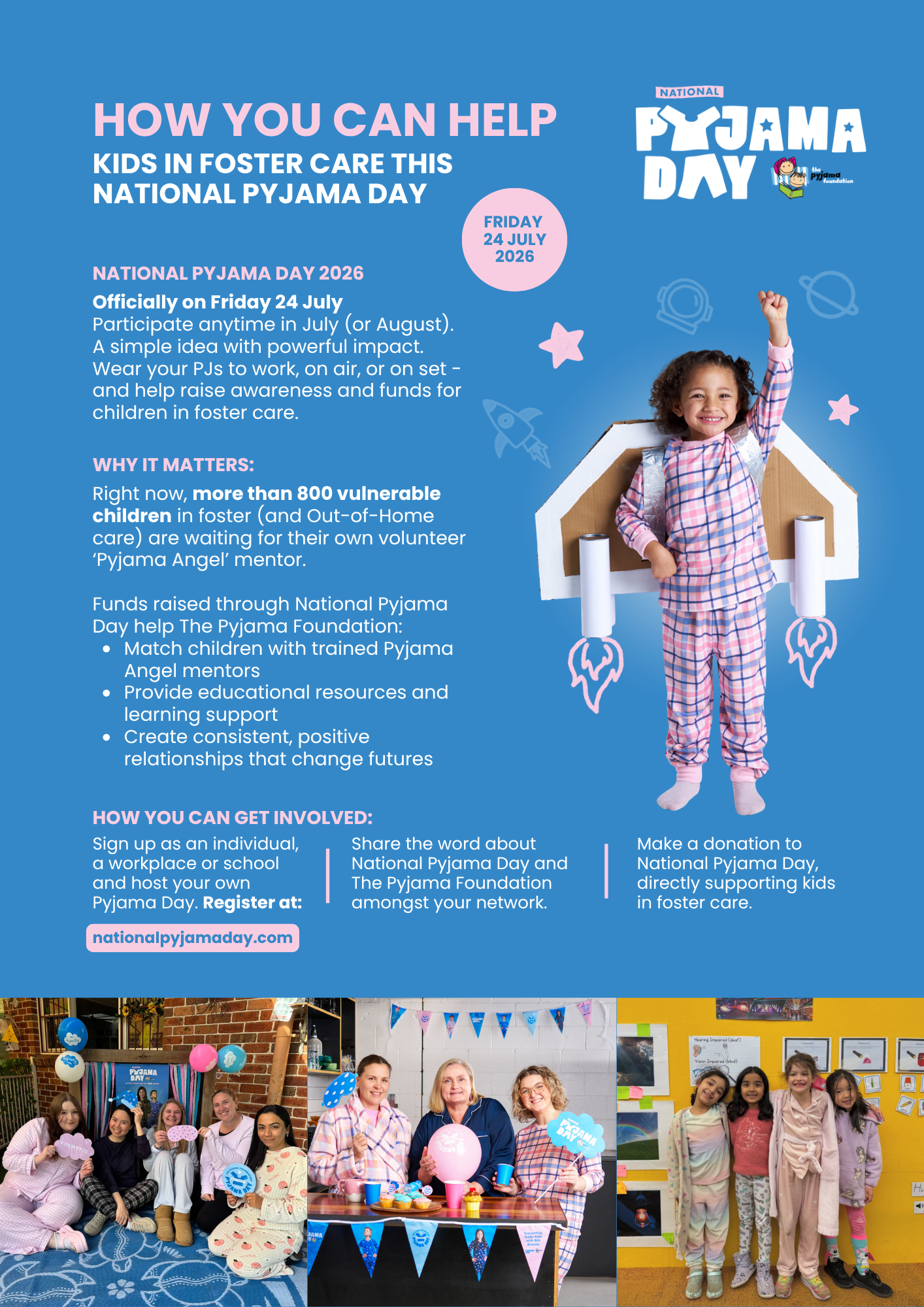 The Pyjama Foundation Flyer